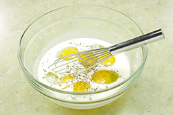 Egg and Milk Mixture