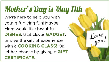 Mother's Day - May 11th