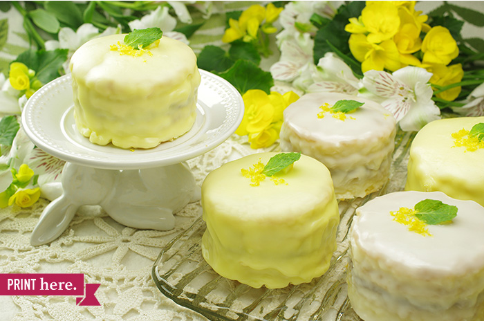 Little Lemon Layer Cakes