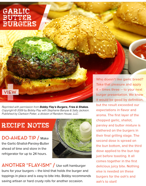 RECIPE: Garlic Butter Burgers