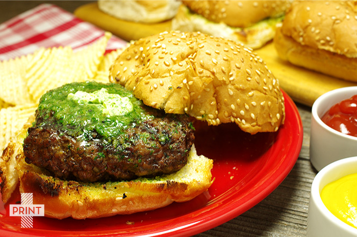 Garlic Butter Burger