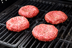 Burgers on Grill - 1st side