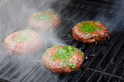 Garlic Butter on Burgers