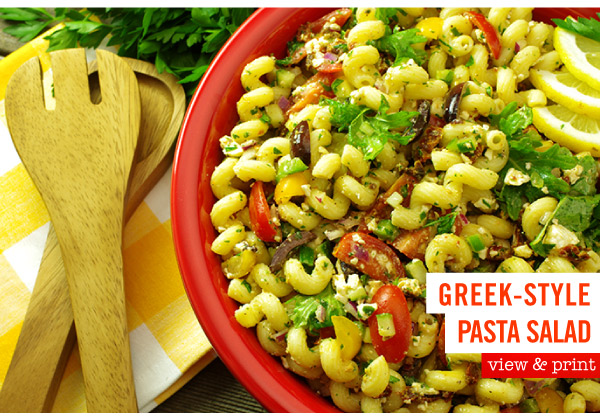 Greek-Style Pasta Salad