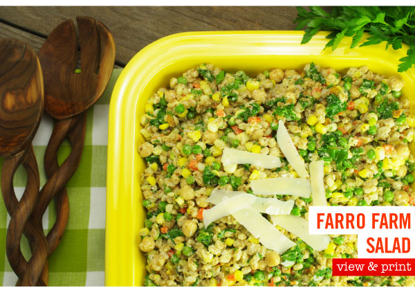 RECIPE: Farro Farm Salad