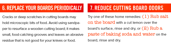 Cutting Board Tips