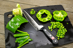 Dicing Green Peppers