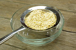 Rinsing Quinoa