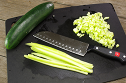 Seeding and Dicing Cucumbers