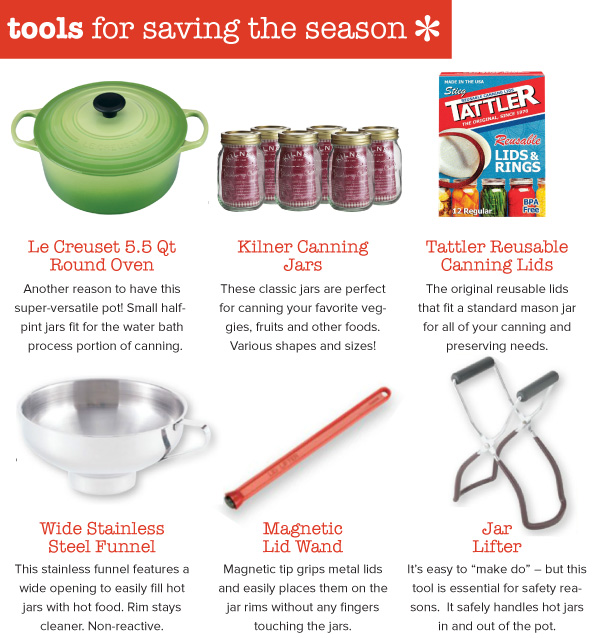 Tools for Saving the Season