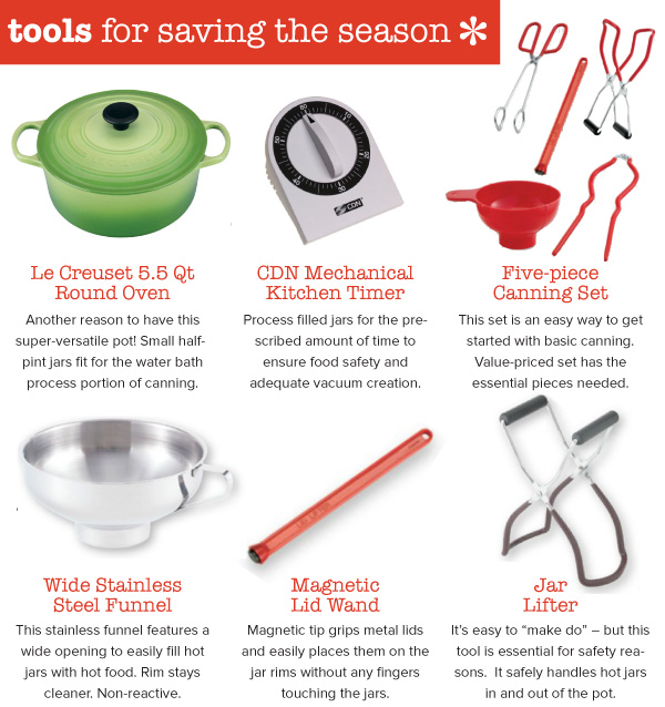 Tools for Saving the Season