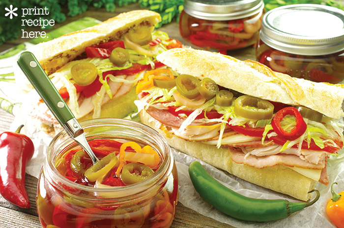 Pickled Hot Pepper Rings