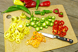 Cut Pepper Rings