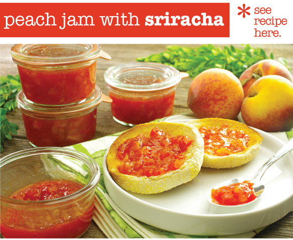 RECIPE: Peach Jam with Sriracha