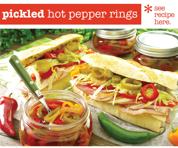 RECIPE: Pickled Hot Pepper Rings