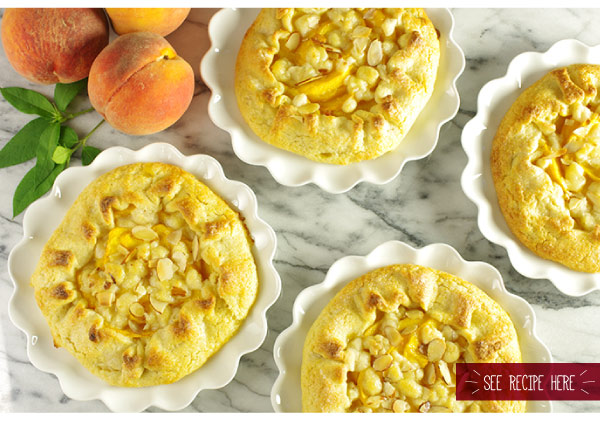 RECIPE: Summer Peach-Almond Galettes