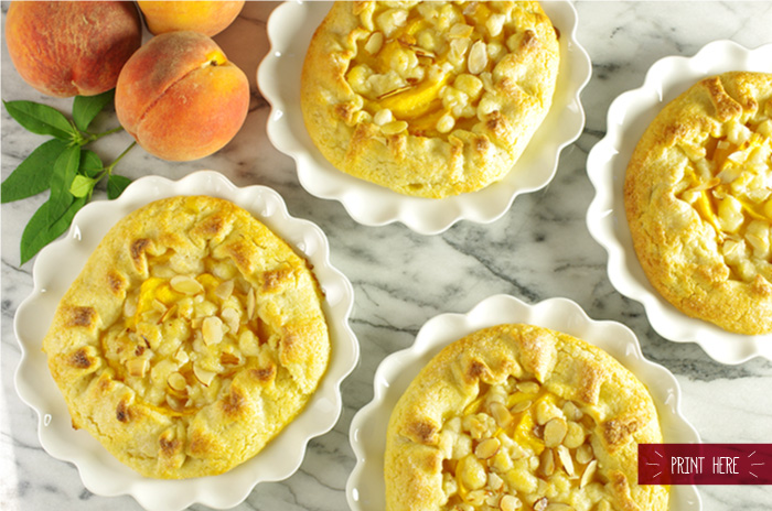 Summer Peach-Almond Galettes