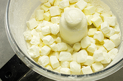 Cubes of Butter and Cream Cheese