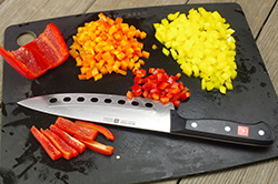 Dicing Peppers

