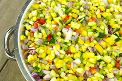 Veggies in Colander
