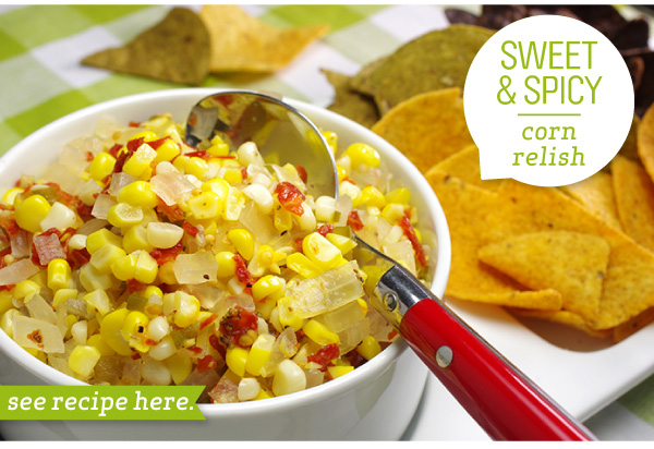 Sweet & Spicy Corn Relish