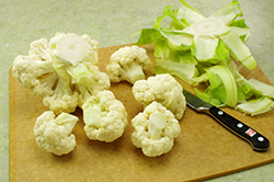 Step 2 - Cutting Cauliflower