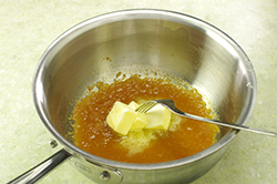 Butter Finishing the Sauce