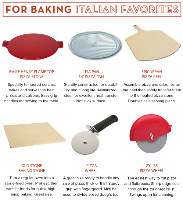 For Baking Italian Favorites