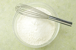 Mixing Flour and Salt