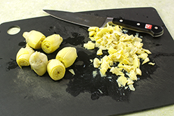 Chopping Artichokes