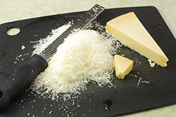 Grating Parmesan