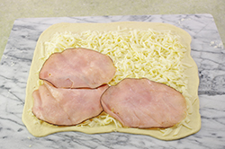 Layer Cheese and Ham