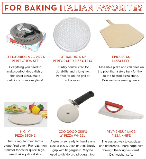 For Baking Italian Favorites