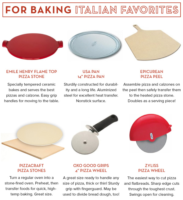 For Baking Italian Favorites