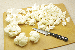 Prepping Cauliflower
