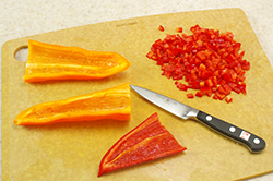 Prepping Peppers