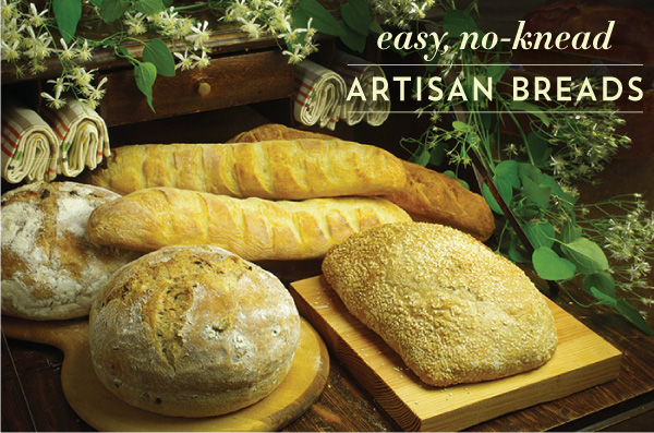 Easy, No-Knead Artisan Breads