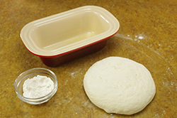 Dough Ball and Loaf Pan