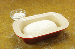 Dough in Loaf Pan
