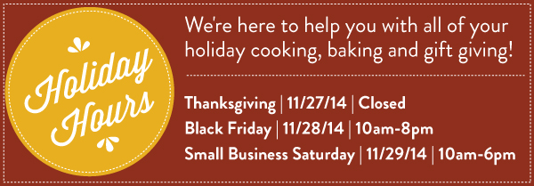 Holiday Hours