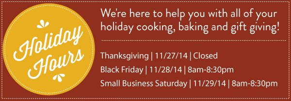 Holiday Hours