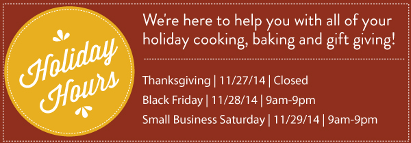 Holiday Hours