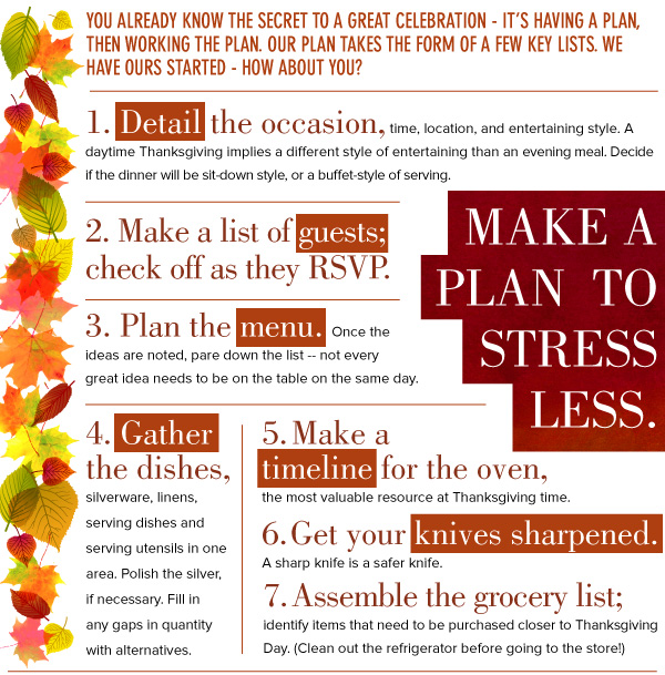 Make a Plan to Stress Less