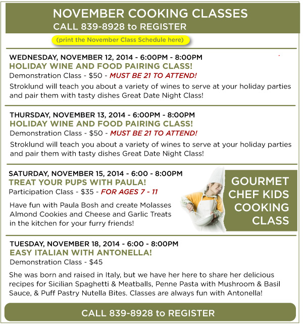 November Classes