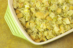 Stuffing in Pan