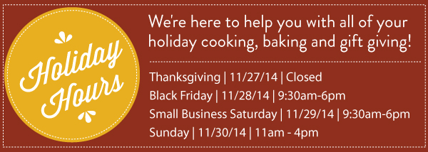 Holiday Hours