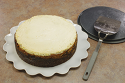 Unmolded Cheesecake