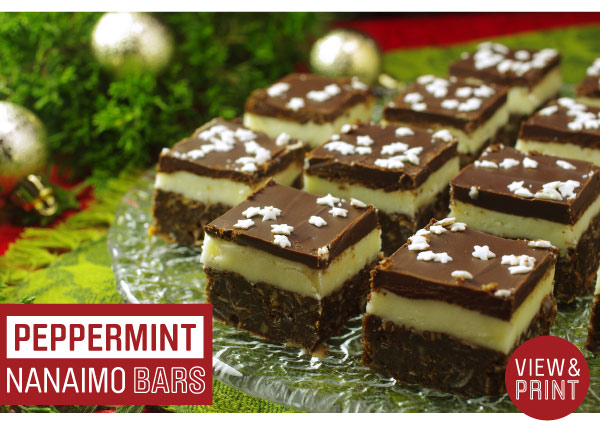 RECIEPE: Peppermint Nanaimo Bars