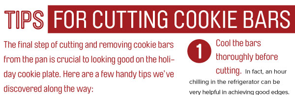 Tips for Cutting Cookie Bars