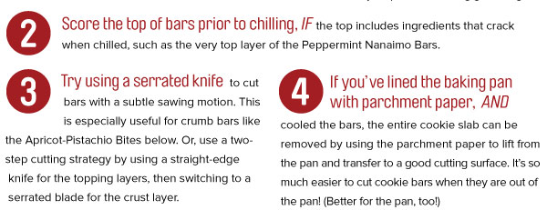 Tips for Cutting Cookie Bars